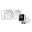 Enfriamiento liquido RGB Deepcool mystique 240 wh ARGB aio 240 mm R-LX240-WHDSNMCP-G-1