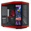 Case Hyte Y70 touch infinite torre media vidrio templado con pantalla táctil 14.9 pulgadas gen 3 CS-HYTE-Y70TTI-RB rojo negro