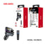 Transmisor Fm y Cargador Cubo CARROVD-FM015 Ven Dens - Negro