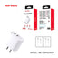 Cargador Cubo Casa VD-TC012UA VEN-DENS - Blanco C-c