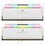 Memoria RAM pc 16GB 2×8gb Corsair dominator platinum RGB DDR4 3600 MHz CL18 1.35v RGB CMT16GX4M2C3600C18W