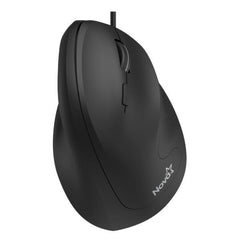 MOUSE NOVA MOBF36U0001C VERTICAL ERGONOMICO ALÁMBRICO USB 3200 DPI
