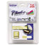 Cinta Brother TZEMQ835 blanco sobre dorado de 12 mm para p-touch 5M blanco dorado