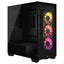 Case Corsair 3500X ARGB mid tower ventiladores 3 de 120 mm con vidrio lateral y frontal CC-9011278-WW