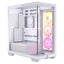 Case Corsair 3500X ARGB white mid tower ventiladores 3 de 120 mm con vidrio lateral y frontal CC-9011279-WW