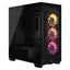 Case RGB Corsair icue link 3500X mid tower ventiladores 3 de 120 mm con vidrio lateral y frontal CC-9011280-WW