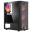 Case RGB Eagle Warrior CG12AARA002C mid tower ventiladores 3 de 120 mm con vidrio lateral y acrílico frontal