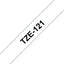 Cinta laminada Brother TZE121 9 mm transparente