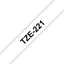 Cinta laminada Brother TZE221 9 mm x 8M negro sobre blanco