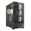 Case RGB Sharkoon AK6 mid tower ventiladores 4 de 120 mm con vidrio lateral 4044951041695