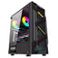 Case RGB Eagle Warrior CG08Q3RA003C ventiladores 3 de 120 mm vidrio lateral y malla