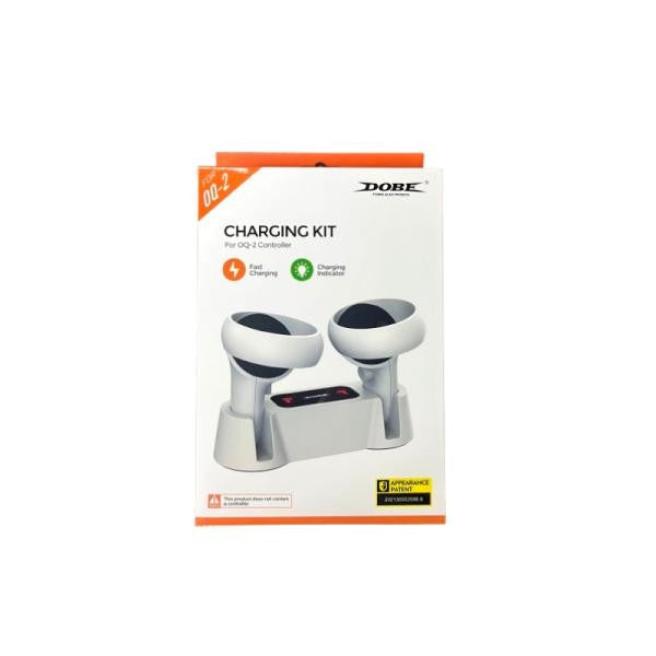 ESTANTE CARGADOR PARA CONTROLES PLAY STATION 5 VR2 TY-18170 DOBE BLANCO