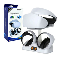 ESTACION CARGA PARA CONTROLES PLAY STATION 5 VR2 TP5-2515 DOBE BLANCO
