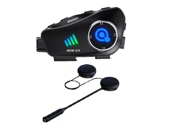 AUDIFONO MANOS LIBRES INTERCOMUNICADOR PARA CASCO Q28-2X NEGRO