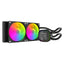Enfriamiento liquido RGB Eagle Warrior frostbite HL240 FCFWT292001C aio 2x120 mm 4 pin pwm LGA115X 1700 AM4 AM5