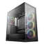 Case RGB Deepcool CG580 4F V2 mid tower ventiladores 4 de 120 mm con vidrio frontal y lateral R-CG580-BKADA4-G-2