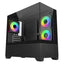 Case RGB Cooler Master elite 490 mini tower ventiladores 3 de 120 mm con vidrio frontal y lateral E490-KHNN-S00