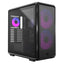 Case RGB Cooler Master masterframe 600 mesh mid tower ventiladores 3 2x200 mm + 1x120 mm con vidrio templado MF600M-KGNN-S01
