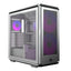 Case RGB Cooler Master masterframe 600 mesh silver mid tower ventiladores 3 2x200 mm + 1x120 mm con vidrio templado MF600M-SGNN-S01