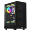 Case RGB Formula V Line mana dynamic black ar mid tower ventiladores 4 de 120 mm con malla frontal y vidrio lateral 4711401662839