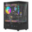 Case ARGB Formula V Line crystal Z1 cm PLUS black ar mini tower ventiladores 3 de 120 mm con vidrio frontal y lateral 4711401663218