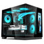 Case Eagle Warrior CG01YJRA001C mid tower sin ventilacion incluida con vidrio templado sin fuente de poder con pantalla de - 11.8 pulgadas