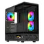 Case Eagle Warrior CG01J6RA001C mid tower sin ventilacion incluida con vidrio templado sin fuente con pantalla de - 5 pulgadas