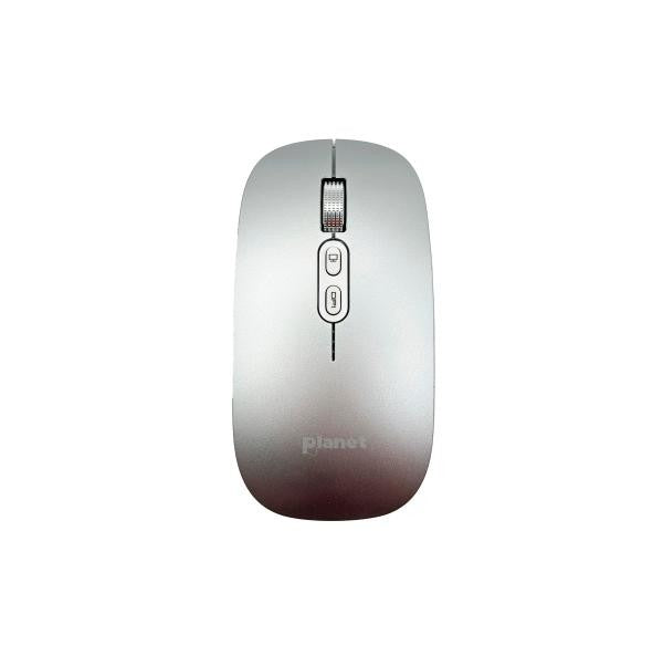MOUSE INALAMBRICO M103 PLANET PLATEADO