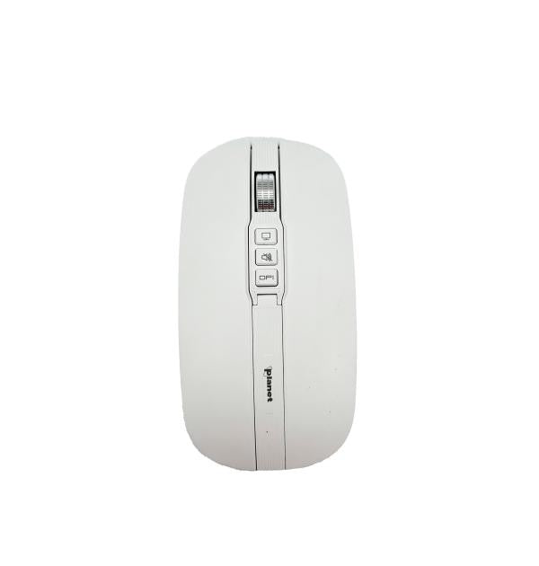 MOUSE INALAMBRICO M113 PLANET BLANCO