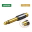 Adaptador UGREEN AV169 macho 6.35 mm a rca hembra