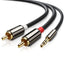 Cable UGREEN AV116 3.5 mm macho a 2rca macho 3M 10590