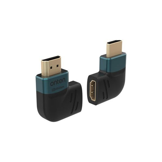 ADAPTADOR HDMI TIPO A MACHO A HDMI TIPO A HEMBRA OTN-HD813 ONTEN NEGRO VERDE