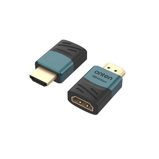 ADAPTADOR HDMI TIPO A MACHO A HDMI TIPO A HEMBRA OTN-HD810 ONTEN NEGRO VERDE