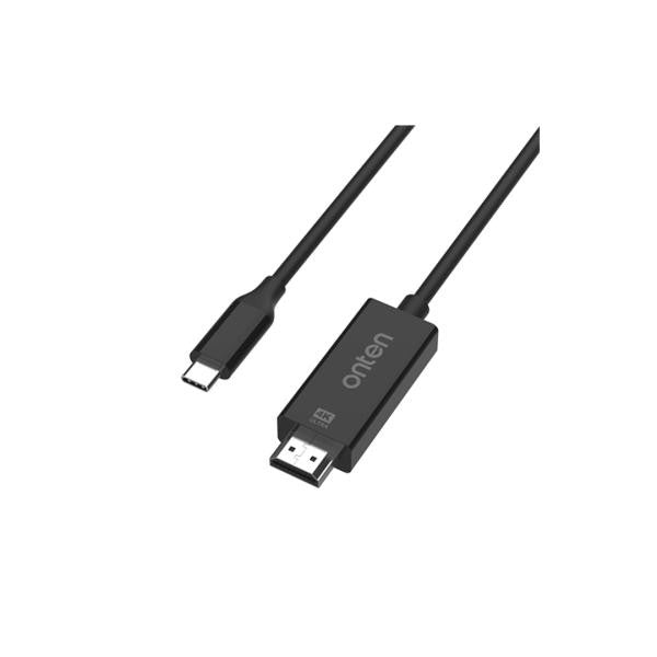 CABLE ADAPTADOR USB TIPO C A HDMI TIPO A MACHO OTN-UC932 ONTEN NEGRO