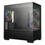 Case ARGB Deepcool CG380 3F mid tower ventiladores 3 de 120 mm con panel lateral y frontal R-CG380-BKAGM3-G