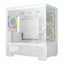 Case ARGB Deepcool CG380 3F wh mid tower ventiladores 3 de 120 mm con panel lateral y frontal R-CG380-WHAGM3-G