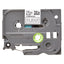 Brother cintas TZE135 12 mm blanco transparente
