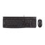 Logitech teclado y mouse MK120 alámbrico USB resistente derrames