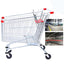 Heda carro de compras 250 l cromado