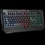 Teclado Marvo K656 membrana multimedia rainbow