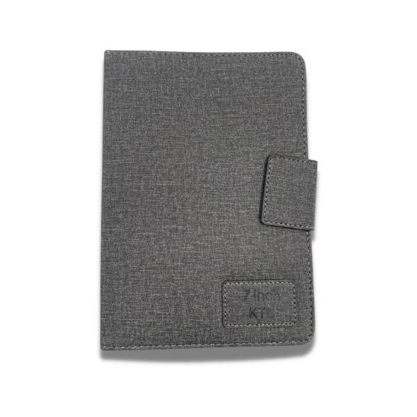 ESTUCHE AGENDA TABLET UNIVERSAL TELA 7 GRIS