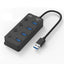 Hub USB tipo a con swith OTN-5301 Onten