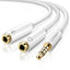Cable 3.5 mm macho a 2 3.5 mm hembra AV141 UGREEN