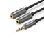 Cable 3.5 mm macho a 2 3.5 mm hembra AV141 30619 UGREEN