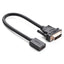 Cable dvi a macho a HDMI hembra 20118 UGREEN 22 cm negro