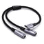 UGREEN cable USB tipo c a 2 3.5 mm 25 cm gris 30732