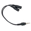 Cable 3.5 mm macho a 2 hembra YA3 Yookie