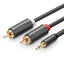 Cable 3.5 mm macho a 2 rca macho AV102 10511 UGREEN