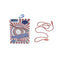 Cable USB micro b Yookie CB23 rojo carga rápida y duradero