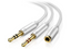 UGREEN cable 3.5 mm 2 machos a 1 hembra AV140 20897